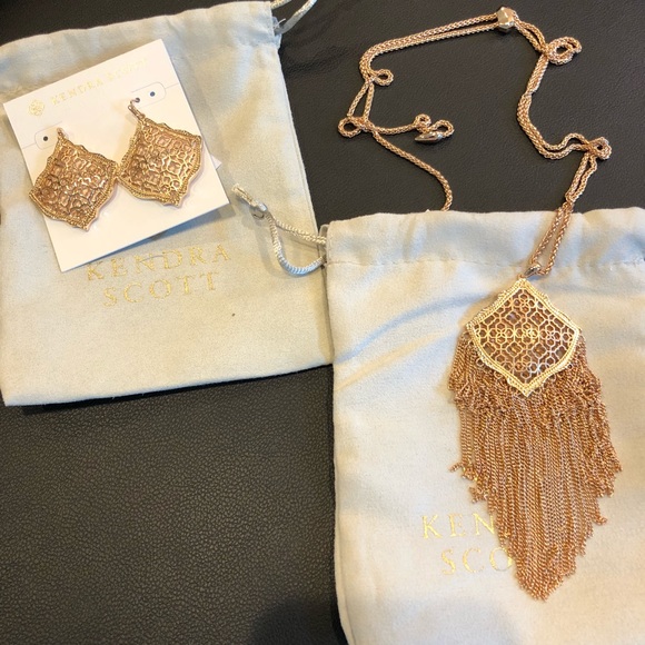 Kendra Scott Jewelry - Kendra Scott Rose Gold Filigree Set